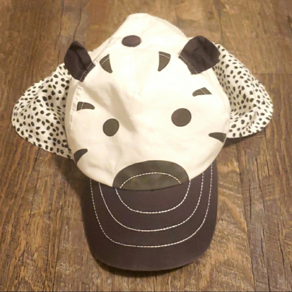 Toddler zebra protective cap